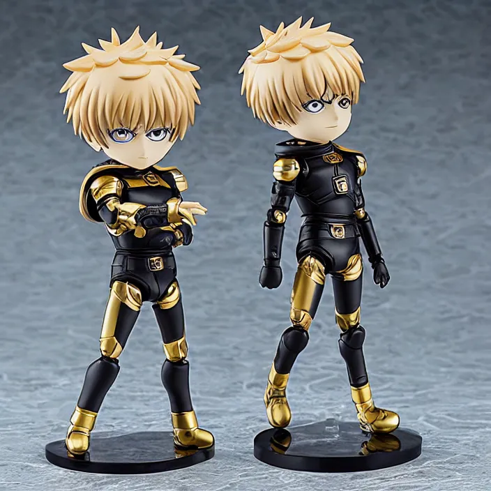 Image similar to Genos from One Punch Man, An anime Nendoroid of Genos from One punch Man , figurine, detailed product photo