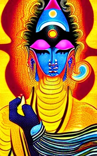 Image similar to kali yuga, iphone wallpaper, by tadanori yokoo