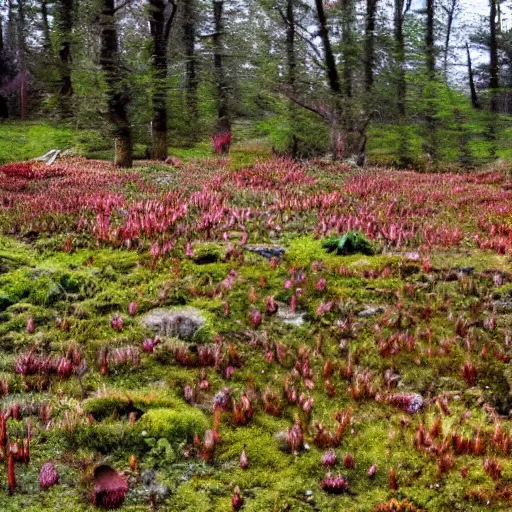 Prompt: beautiful fungal landscape