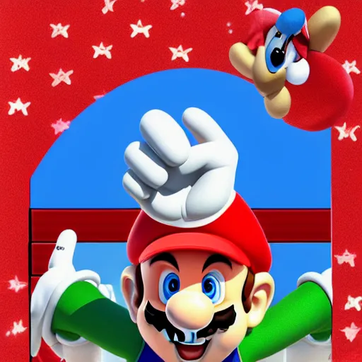 Image similar to mario