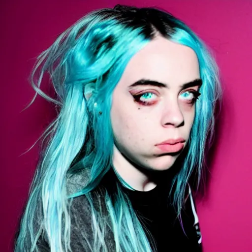 Prompt: silly billie eilish