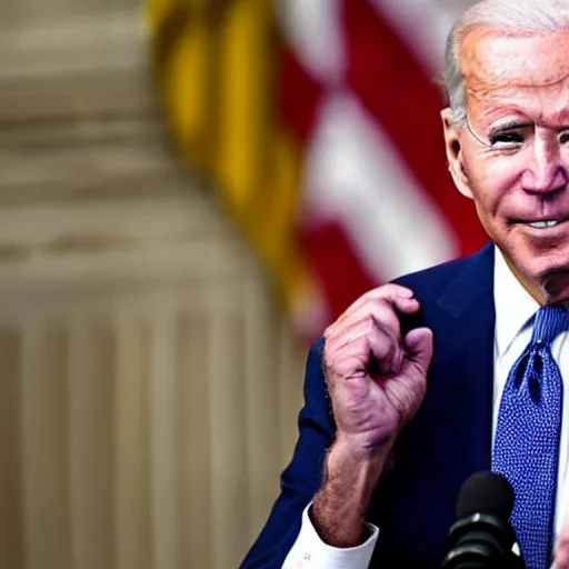 Prompt: joe biden extremely strong on steroids, realism, 4 k, award winning photograph