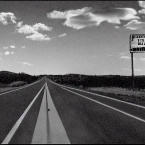 Image similar to lost higway, movie still from David Lynch