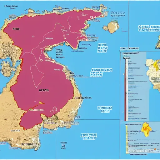Prompt: geopolitical map of the island of ibiza