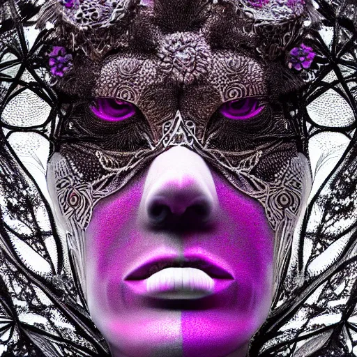 Image similar to soft painting curiosities carnival, symmetry accuratefeatures, focus, very intricate ultrafine details, black white purple volumetric lights, award winning masterpiece, octane render 8 k hd