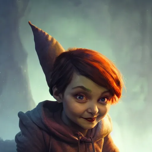 Prompt: portrait, a Evil little gnome fairy, Single face, dramatic lighting, cinematic, establishing shot, extremly high detail, photo realistic, cinematic lighting, post processed, concept art, artstation, matte painting, style by eddie mendoza, raphael lacoste, alex ross