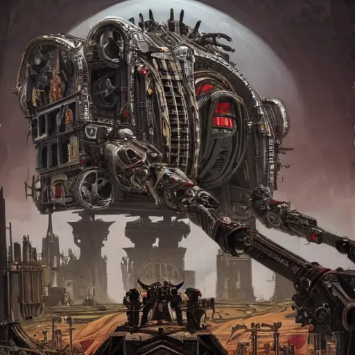 Image similar to adeptus mechanicus