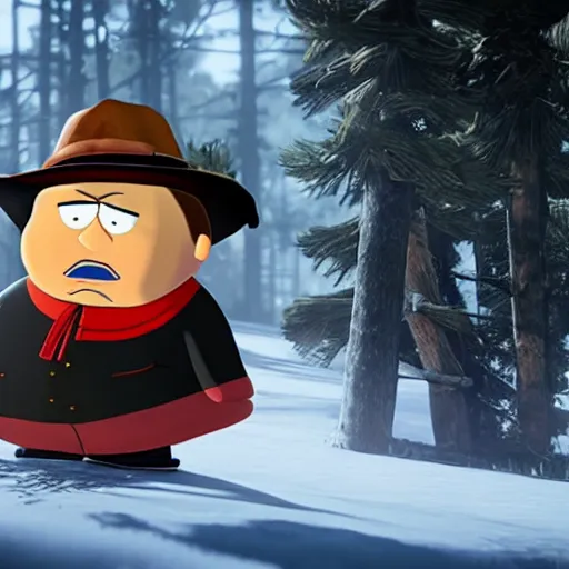 Image similar to Eric Cartman in Red dead redemption 2