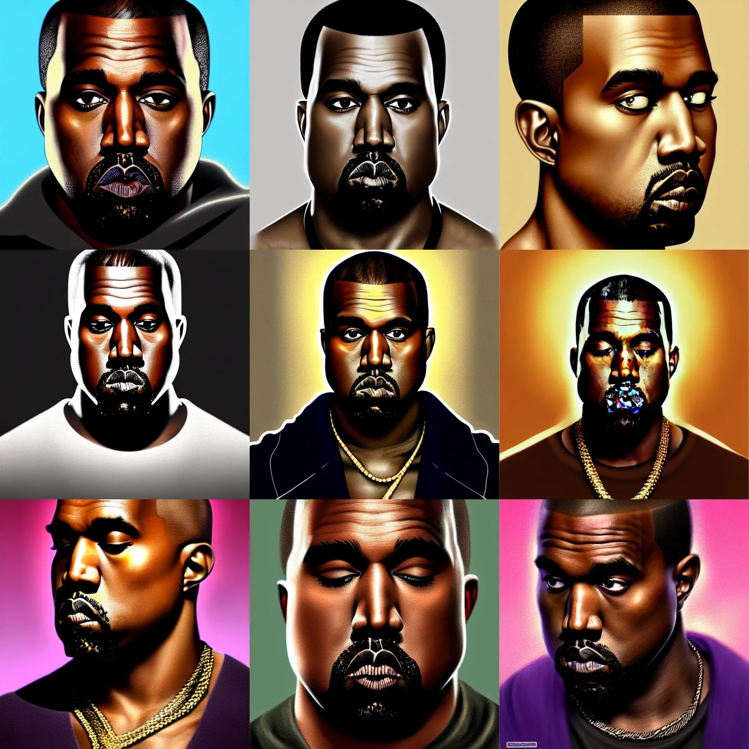 kanye west as a beautiful man, close portrait, | Stable Diffusion | OpenArt