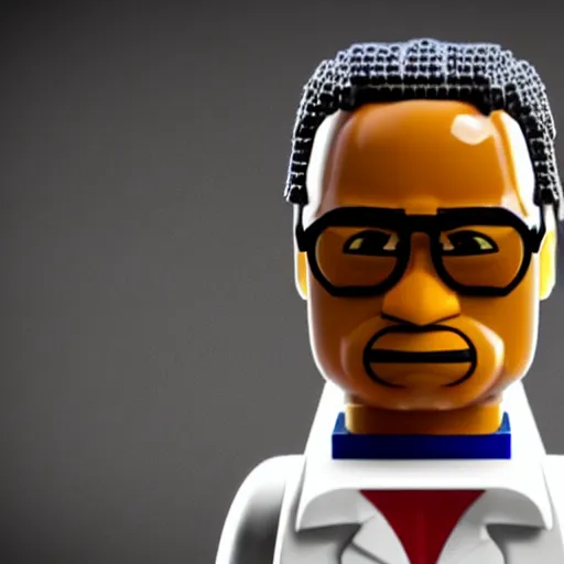 Prompt: 3d render of gustavo fring as a lego minifigure