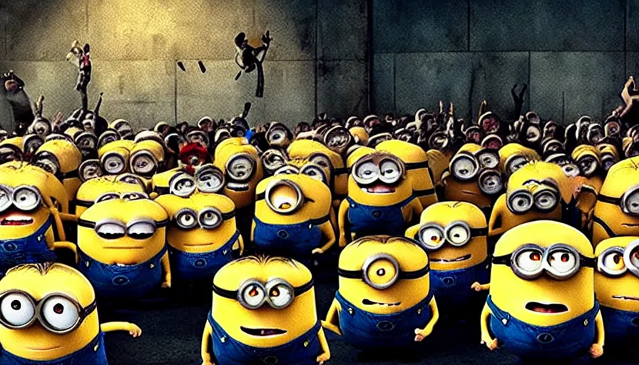fight club!!!, fight club!!!((the minions)), movie | Stable Diffusion |  OpenArt
