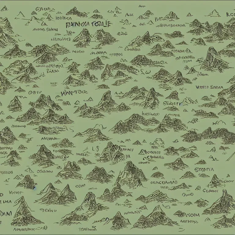 Prompt: imaginary map of different realms, map of fantacy world, different realms, mobile game art, blueprint, infographic, vintage theme, on paper, green jungles + dark mountains + gold desert + blue sea + gray city, with notes, highly detailed, hyper realistic