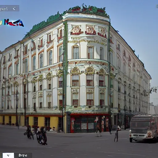 Prompt: google maps street view russia moscow 4 teatral'nyy proyezd