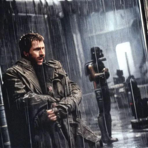 film still neo keanu reeves in blade runner, 8 k w 7 6