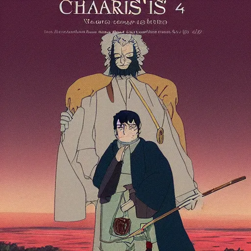 Image similar to portrait of charles 4 th in a miyazaki movie