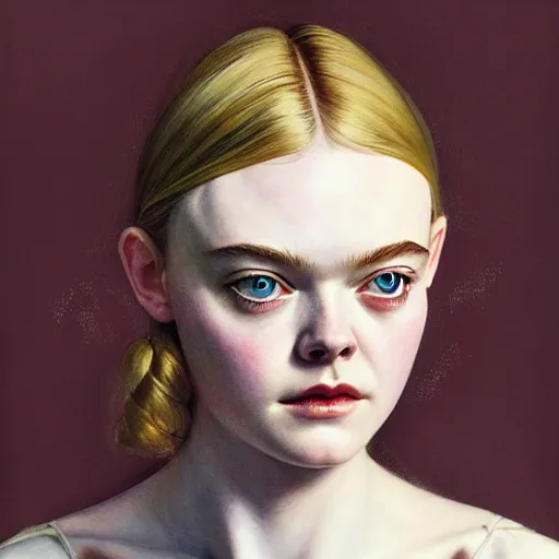 Prompt: symmetry!! portrait of elle fanning in prey in the world of andrew wyeth, horror, fashion, dark!! intricate, elegant, highly detailed, digital painting, artstation, concept art, smooth, sharp focus, illustration, art by artgerm and frank frazetta and peter paul rubens