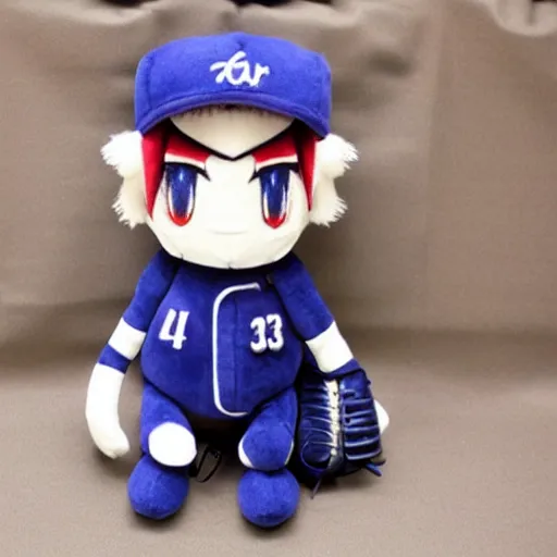 Prompt: cute fumo plush of a baseball boy