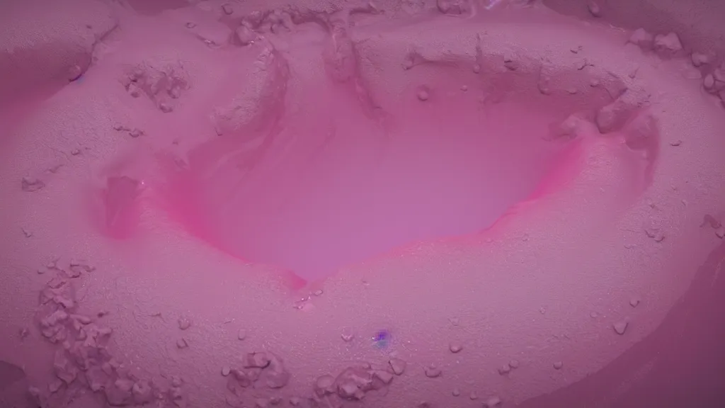 Prompt: a large vat of rotten pink fluid in a laboratory, photorealistic, octane render 8 k uhd