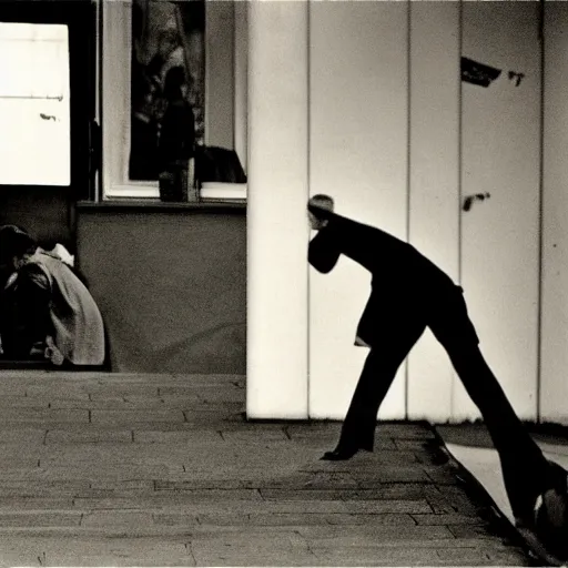 Prompt: the decisive moment, by henri cartier bresson,