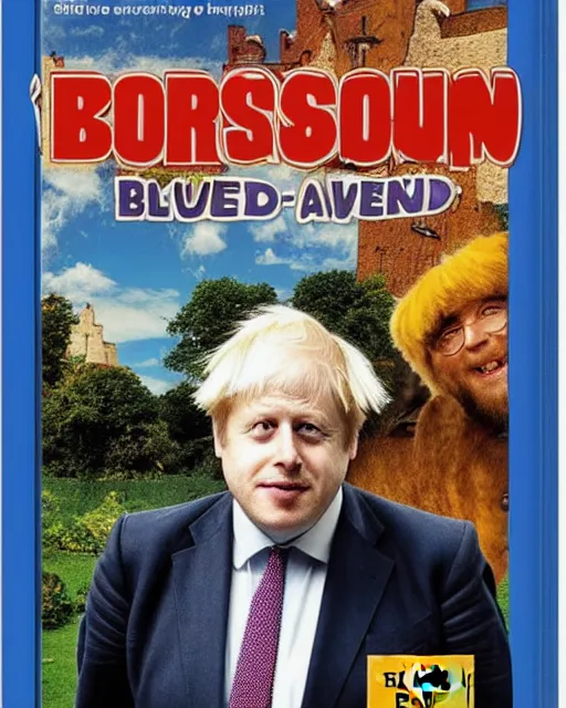 Image similar to boris johnson's baked bean adventure blu-ray DVD case still sealed in box, ebay listing