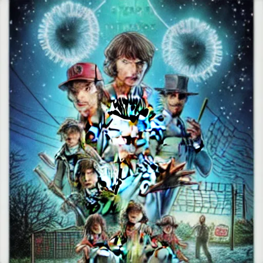 Image similar to stranger things in the muppets universe movie poster
