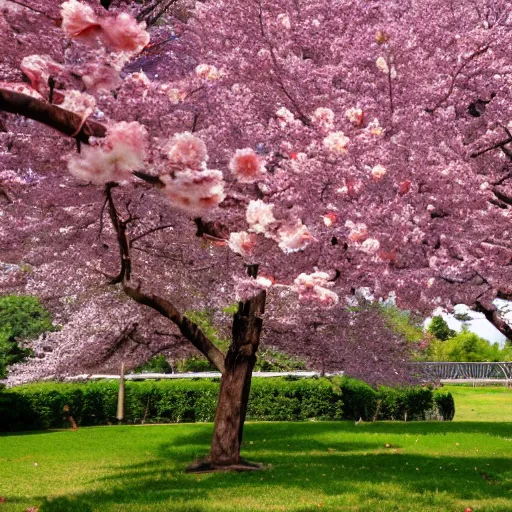 Prompt: sakura tree