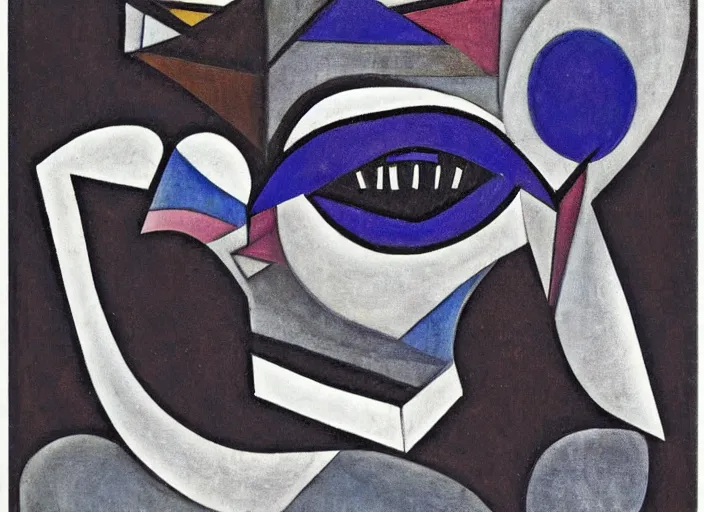 Image similar to eyes wide shut masked dancer by johannes itten