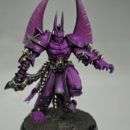 Prompt: the elder gos slaanesh, Warhammer 40k