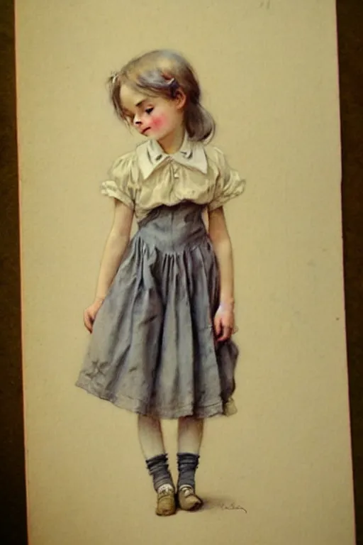 Image similar to (((((1950s girl next door. muted colors.))))) by Jean-Baptiste Monge !!!!!!!!!!!!!!!!!!!!!!!!!!!