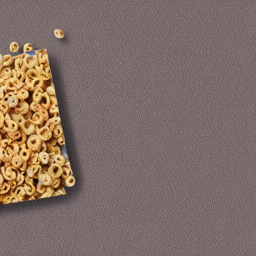 Image similar to a close - up of one perfectly normal cereal box, highly detailed, high definition, ultra realistic