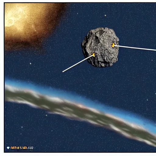 Image similar to oh, dear god! a meteorite is heading towards the city!