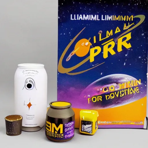 Prompt: Liminal space in outer space!!!!, product placement