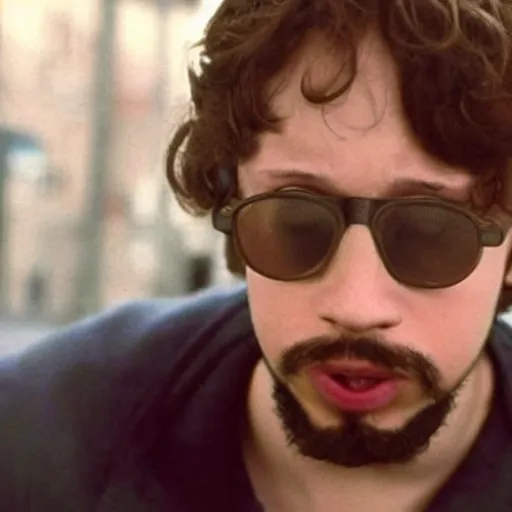 Prompt: still of sam hyde in leon the professional