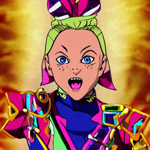 Jojo Siwa As A Jojos Bizzare Adventure Character, 