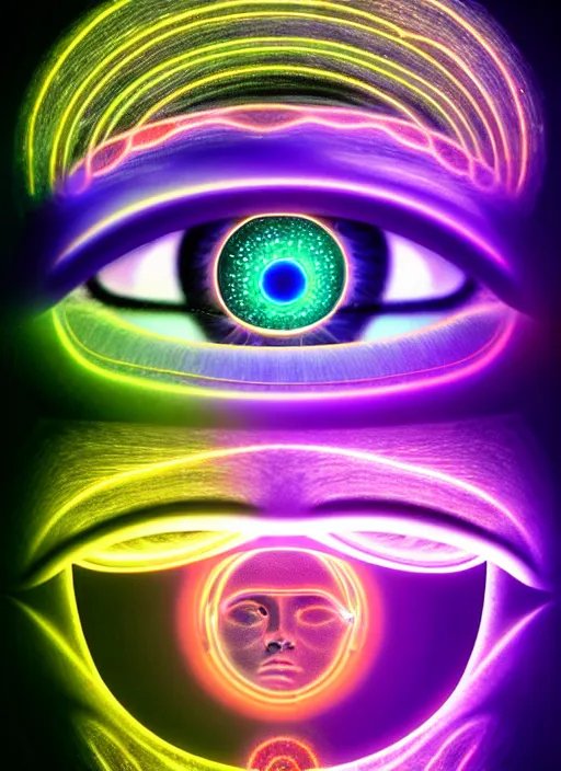 Image similar to eyes!, teams, healing, energetic, life, hybrids, thin healing glowing devices, vitals visualiser!!, published art, art in the style of everything and infinity, from wikipedia