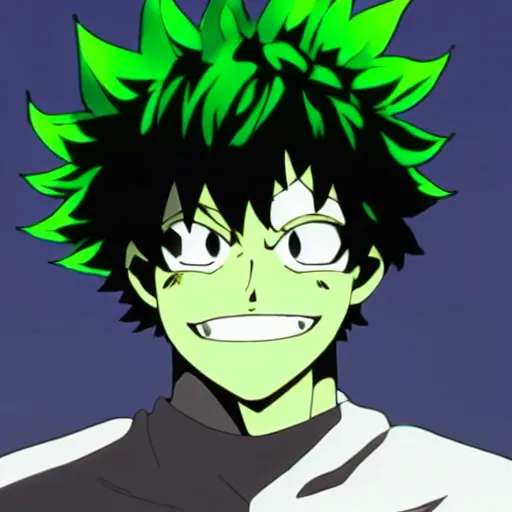 Image similar to low brightness shot of izuku midoriya