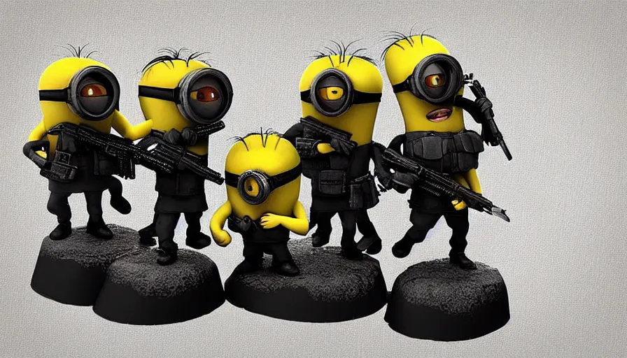 Image similar to “minions part of blackwater mercenary group”