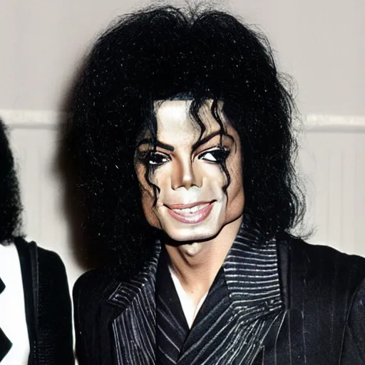 Image similar to michael jackson blended with diana ross