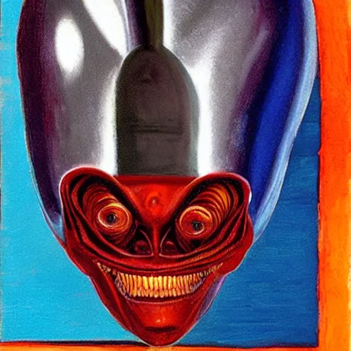 Image similar to alien by wayne thiebaud