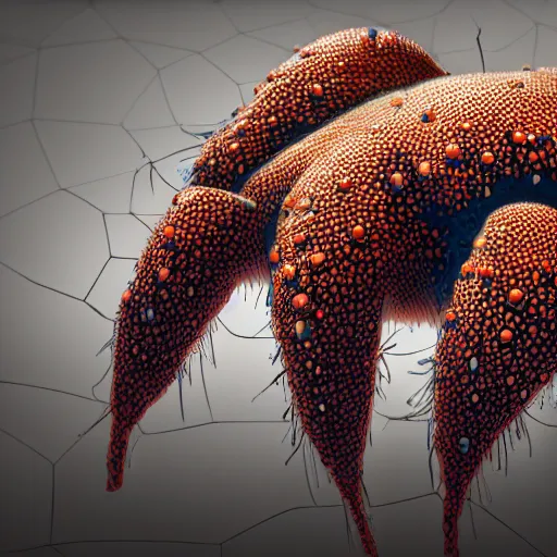 Prompt: trypophobia. Arachnophobia. Super detail, 4k, wow, artstation trending. paint strokes