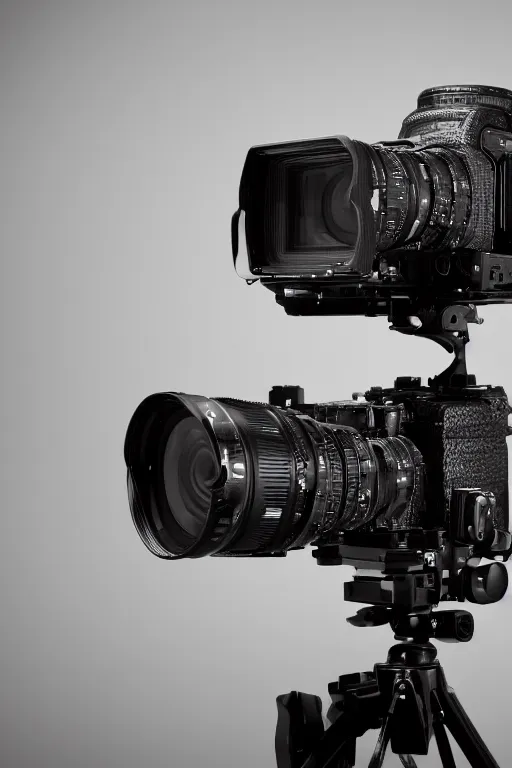 Image similar to The most complex looking camera like machine ever made, photo taken by someone who doesn't know how to use a camera by Annie Lebovitz and Steve McCurry Ultra detailed, hyper realistic, 4k