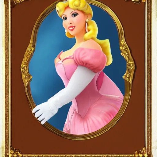 Image similar to professional portrait princess peach in an opera