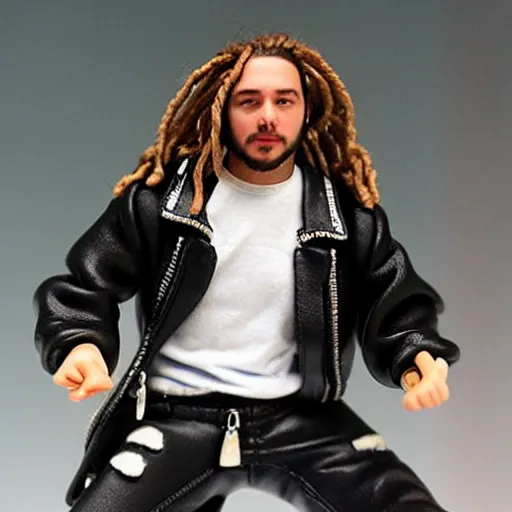 Image similar to post malone, action figure, miniature, ebay photo