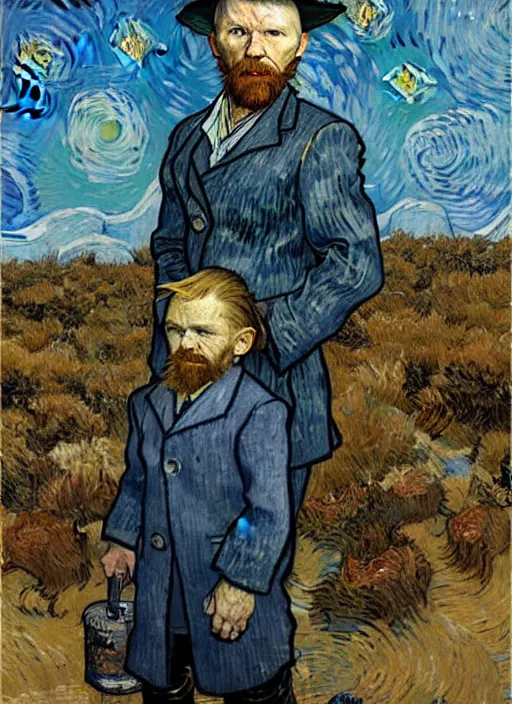 Image similar to hyper realistic capetown painted vincent van gogh by chiara bautista and norman rockwell and greg rutkowski weta studio, and lucasfilm