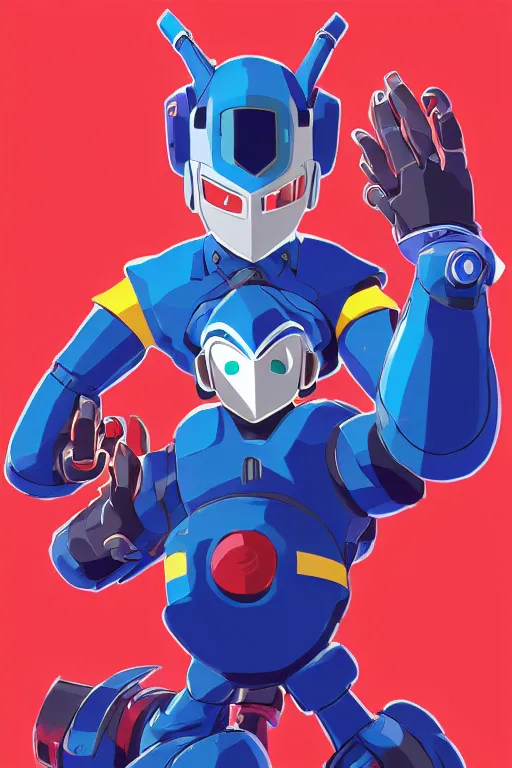 Image similar to robot ninja mask helmet megaman x zero rockman 2 0 2 2 switch game boss legacy collection fanart artsation, art gta 5 comics, behance hd by jesper ejsing, by rhads, makoto shinkai and lois van baarle, ilya kuvshinov, rossdraws global illumination ray tracing