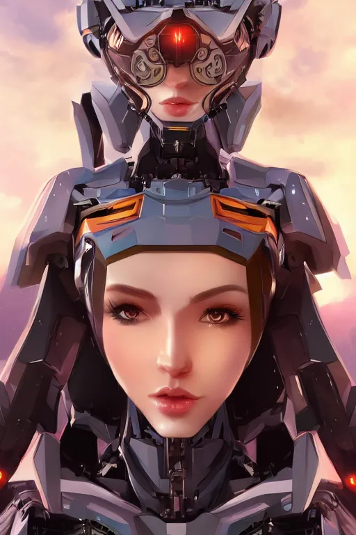 Image similar to heroine, beautiful, female mecha, ultra detailed, digital art, 8 k, character, realistic, portrait, 3 d, hyperrealistic