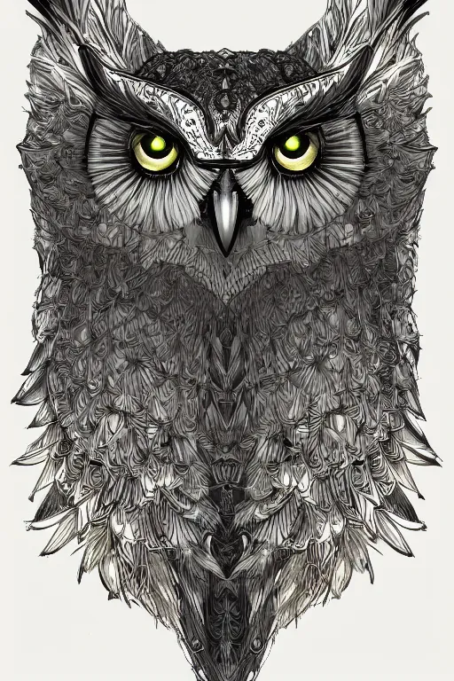 Image similar to radiant owl, highly detailed, digital art, sharp focus, trending on art station