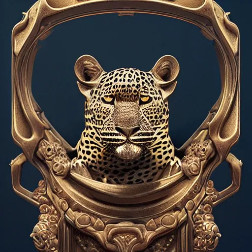 Image similar to Justice Leopard:: by beeple and James Gilleard and Justin Gerard :: ornate, dynamic, particulate, intricate, elegant, highly detailed, centered, artstation, smooth, sharp focus, octane render, 3