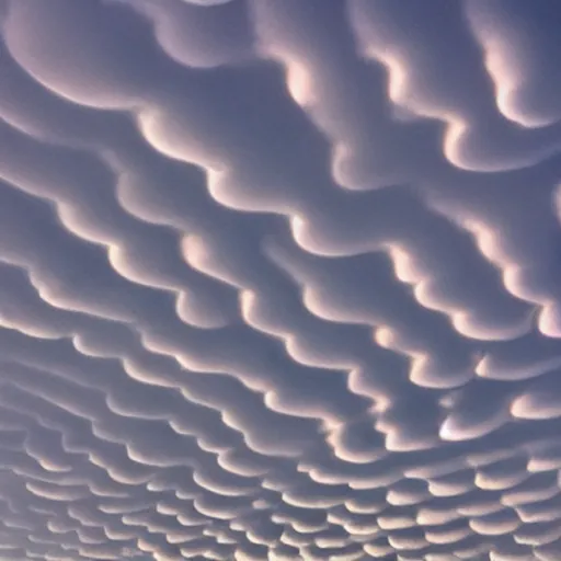 Image similar to mammatus clouds