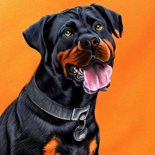 Prompt: Rottweiler Firefighter, artstation, award winning masterpiece, very detailed,